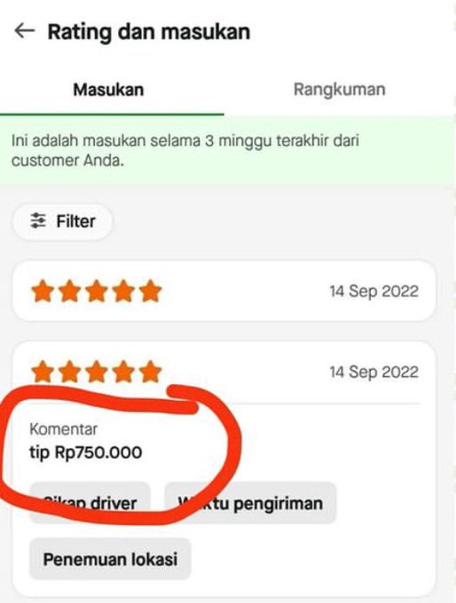 review jujur penumpang ojol © berbagai sumber