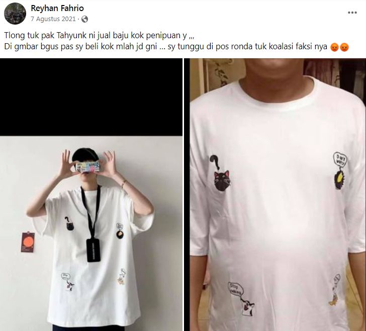 ekspektasi realita cowok beli baju © berbagai sumber