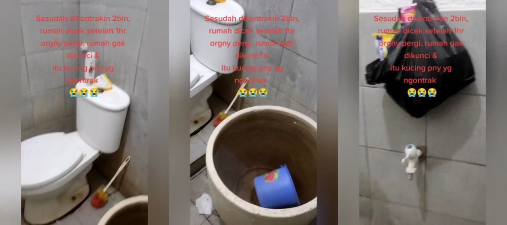 cerita rumah kontrak © TikTok
