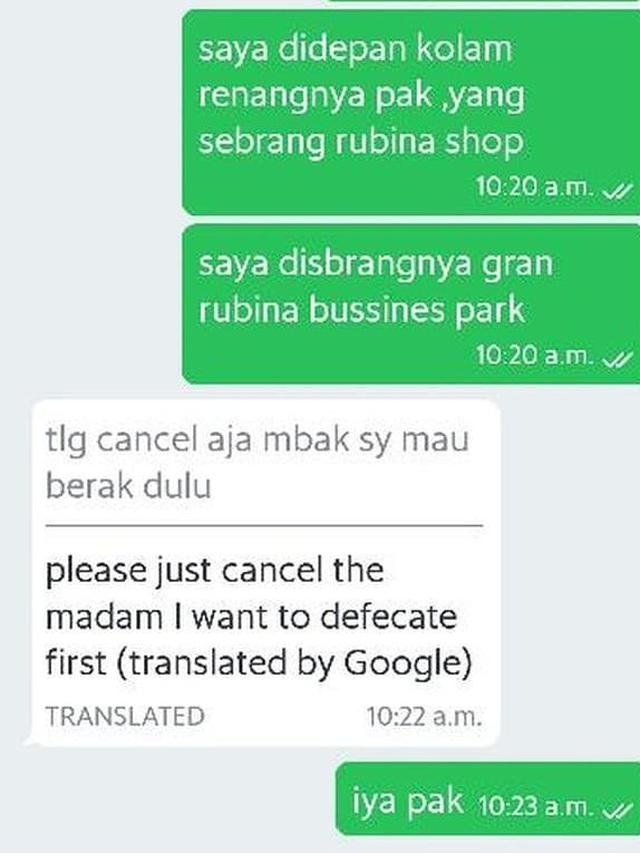 alasan driver ojek online cancel orderan © berbagai sumber