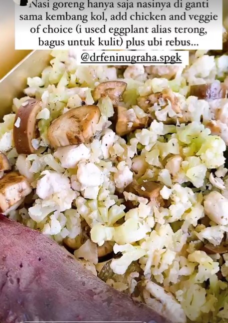 10 Makanan dihindari Dewi Sandra, bobot turun 10 kg dalam 2,5 bulan