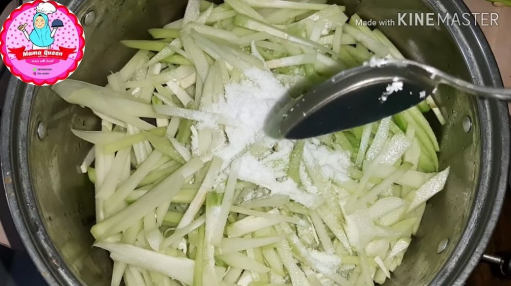 Trik mengolah labu siam, tetap renyah dan warnanya hijau saat dimasak