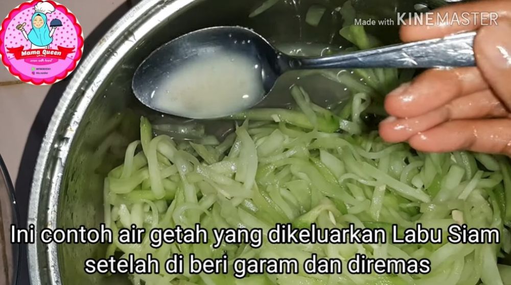 Trik mengolah labu siam, tetap renyah dan warnanya hijau saat dimasak