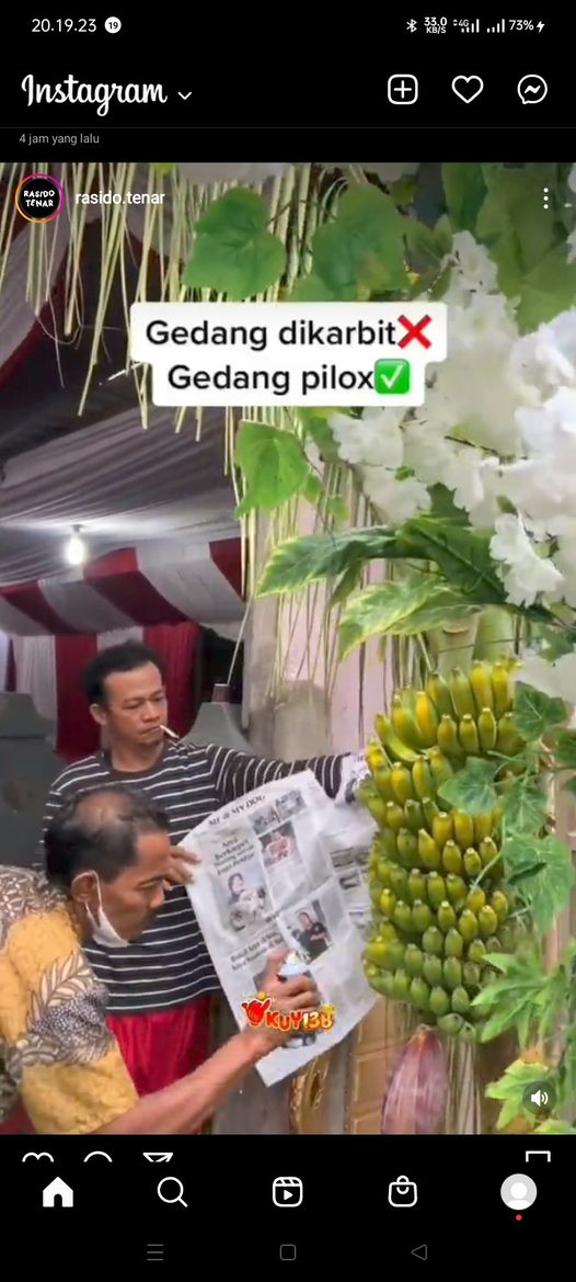 penampakan nyeleneh di kondangan © berbagai sumber