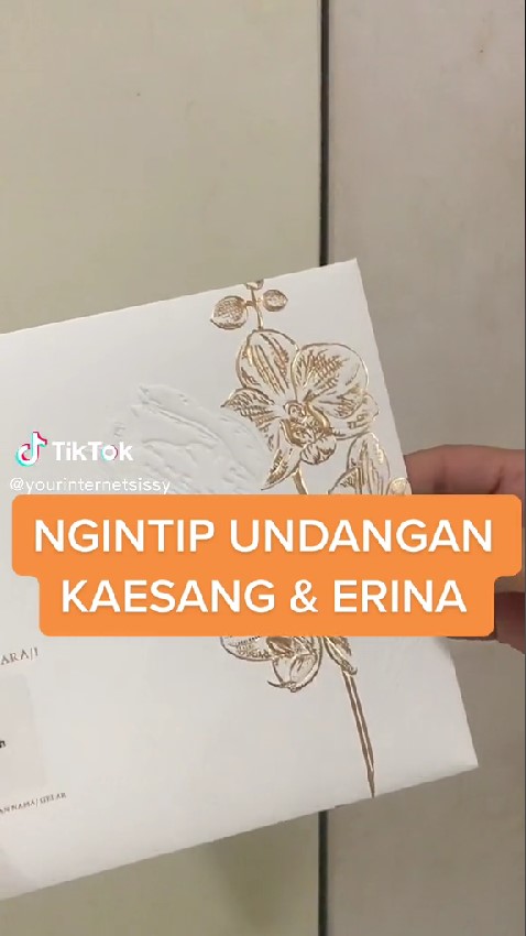 detail undangan nikah Kaesang dan Erina © berbagai sumber
