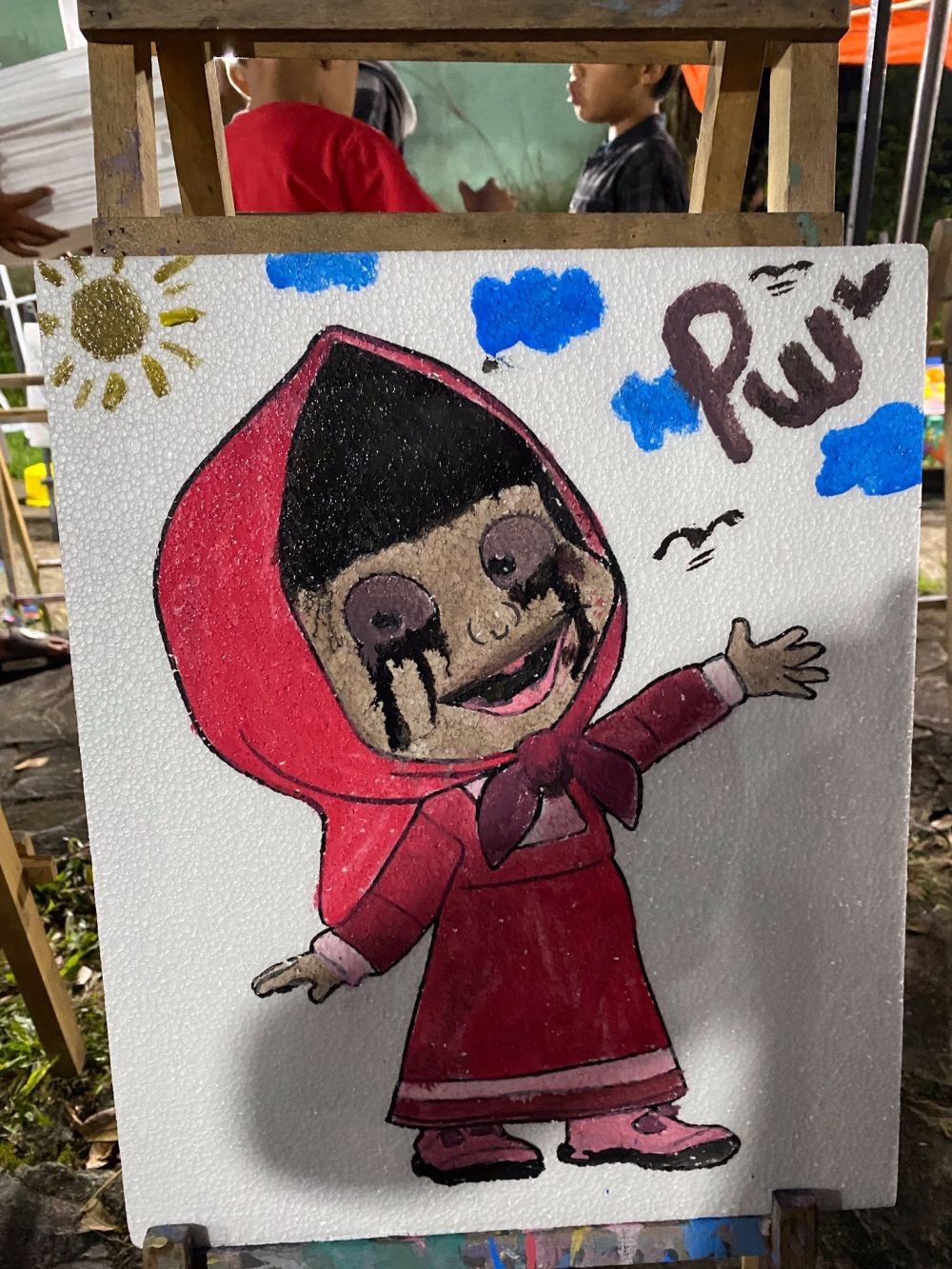 Potret kocak mewarnai di kartun anak © 2022 berbagai sumber