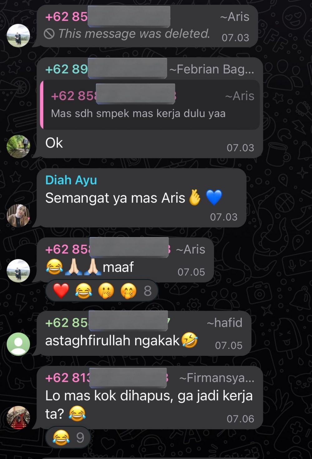 chat salah kirim ke grup WhatsApp © 2022 brilio.net