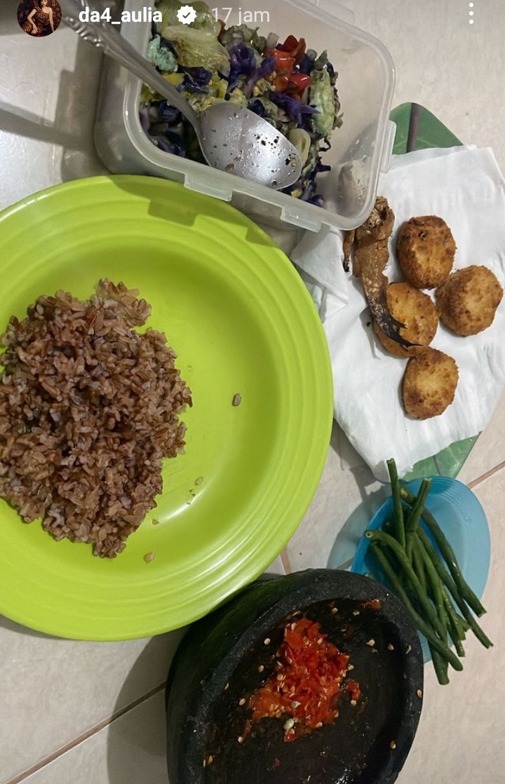 10 Makanan dikonsumsi Aulia DA, berat badan turun 2 kg dalam 1 minggu secara alami