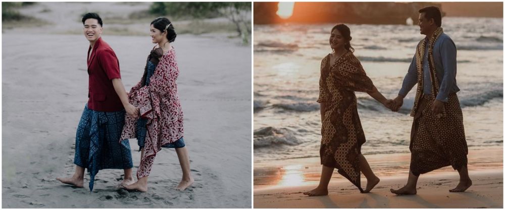 beda gaya prewedding Kaesang dan Kahiyang © Instagram