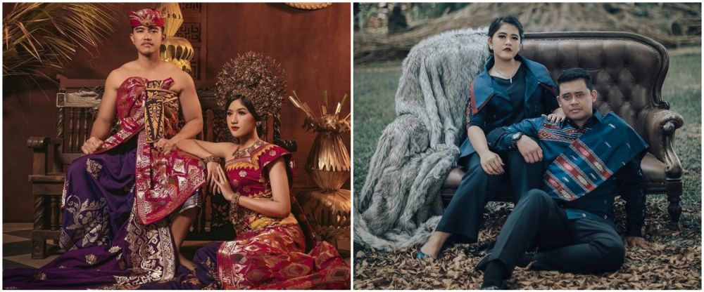 beda gaya prewedding Kaesang dan Kahiyang © Instagram