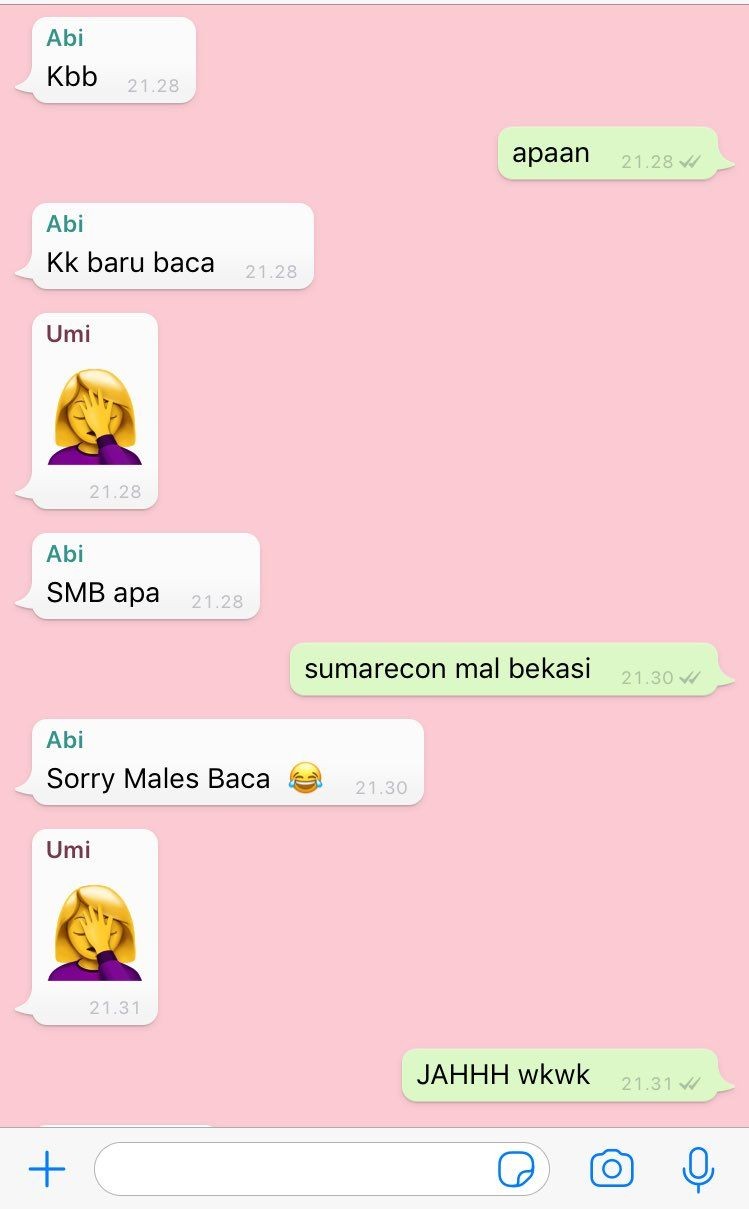 chat singkatan tiga huruf © berbagai sumber chat singkatan tiga huruf © berbagai sumber