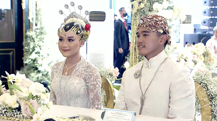 Akad nikah kaesang dan erina © 2022 brilio.net