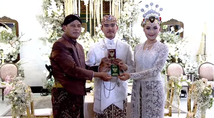 Akad nikah kaesang dan erina © 2022 brilio.net