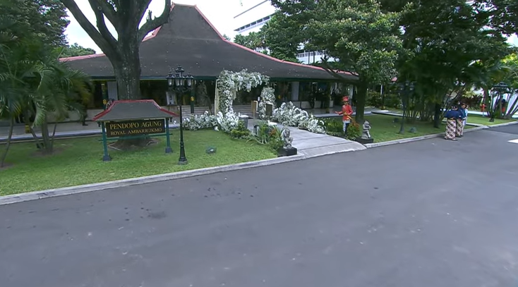 detail dekorasi akad nikah Kaesang © 2022 brilio.net