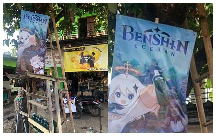 Tulisan typo di penjual bensin © berbagai sumber Tulisan typo di penjual bensin © berbagai sumber