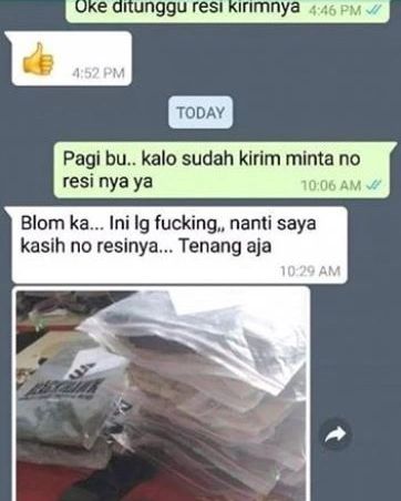 chat lucu balas pakai bahasa Inggris © berbagai sumber