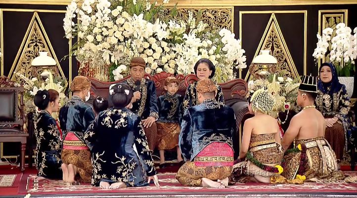 momen ngunduh mantu kaesang-erina © YouTube