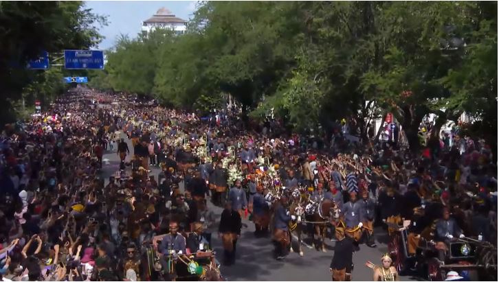 momen ngunduh mantu kaesang-erina © YouTube