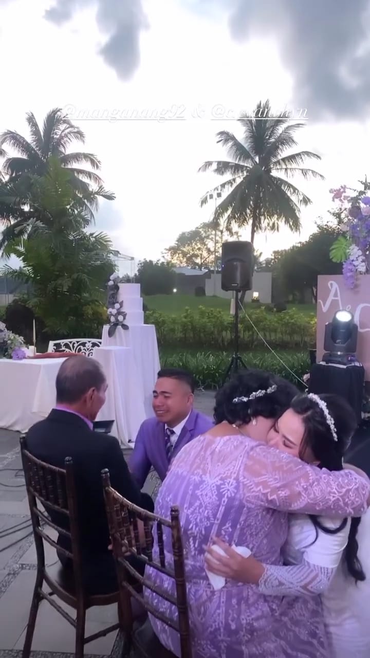 momen pernikahan aprilio manganang © instagram