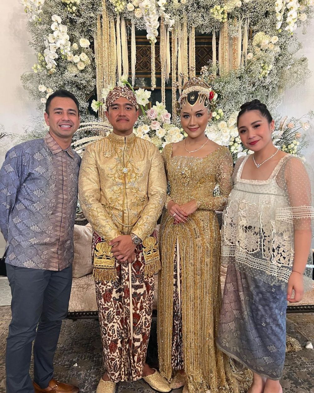 penampilan nagita di pernikahan kaesang-erina © berbagai sumber