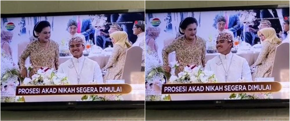 cara iriana tenangkan kaesang saat gugup © TikTok