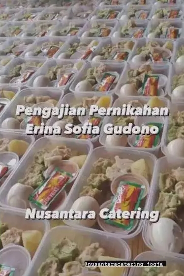 13 Hidangan di rangkaian acara pernikahan Kaesang-Erina Gudono, tradisional sampai modern