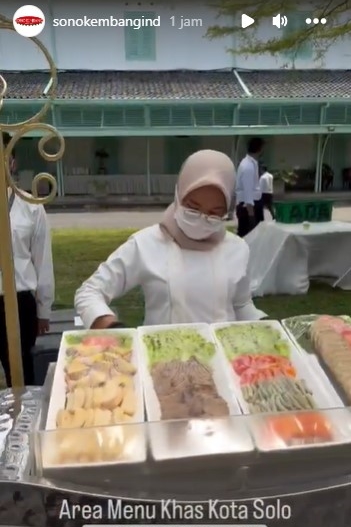 13 Hidangan di rangkaian acara pernikahan Kaesang-Erina Gudono, tradisional sampai modern