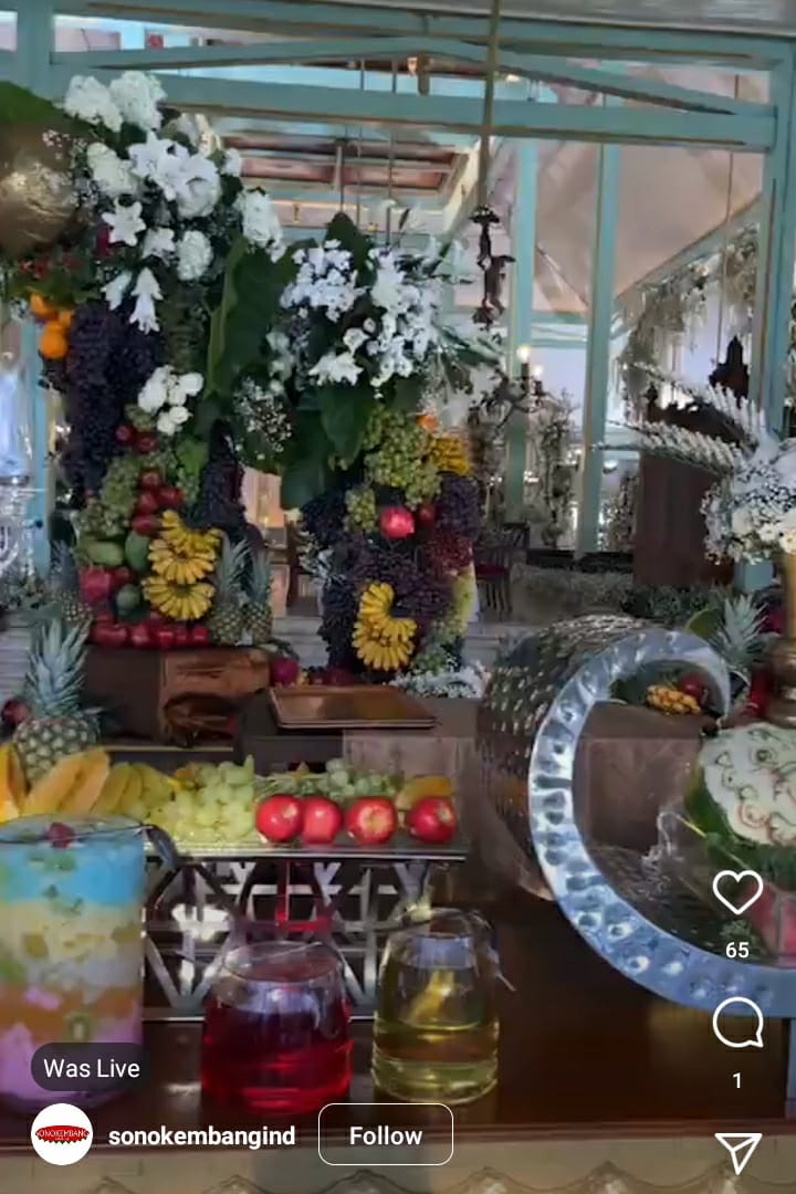 13 Hidangan di rangkaian acara pernikahan Kaesang-Erina Gudono, tradisional sampai modern