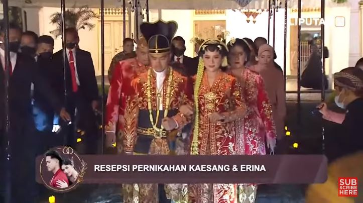 momen resepsi kedua kaesang-erina © berbagai sumber
