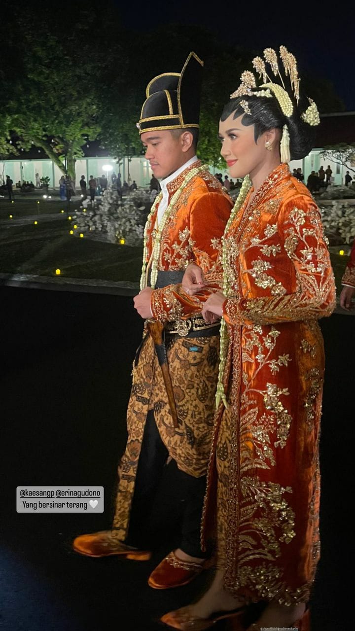 momen resepsi kedua kaesang-erina © berbagai sumber