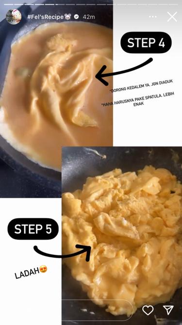 7 Kreasi masakan Felicia Tissue mantan pacar Kaesang, simpel dan cocok buat pemula