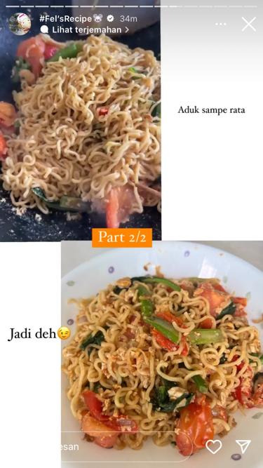 7 Kreasi masakan Felicia Tissue mantan pacar Kaesang, simpel dan cocok buat pemula