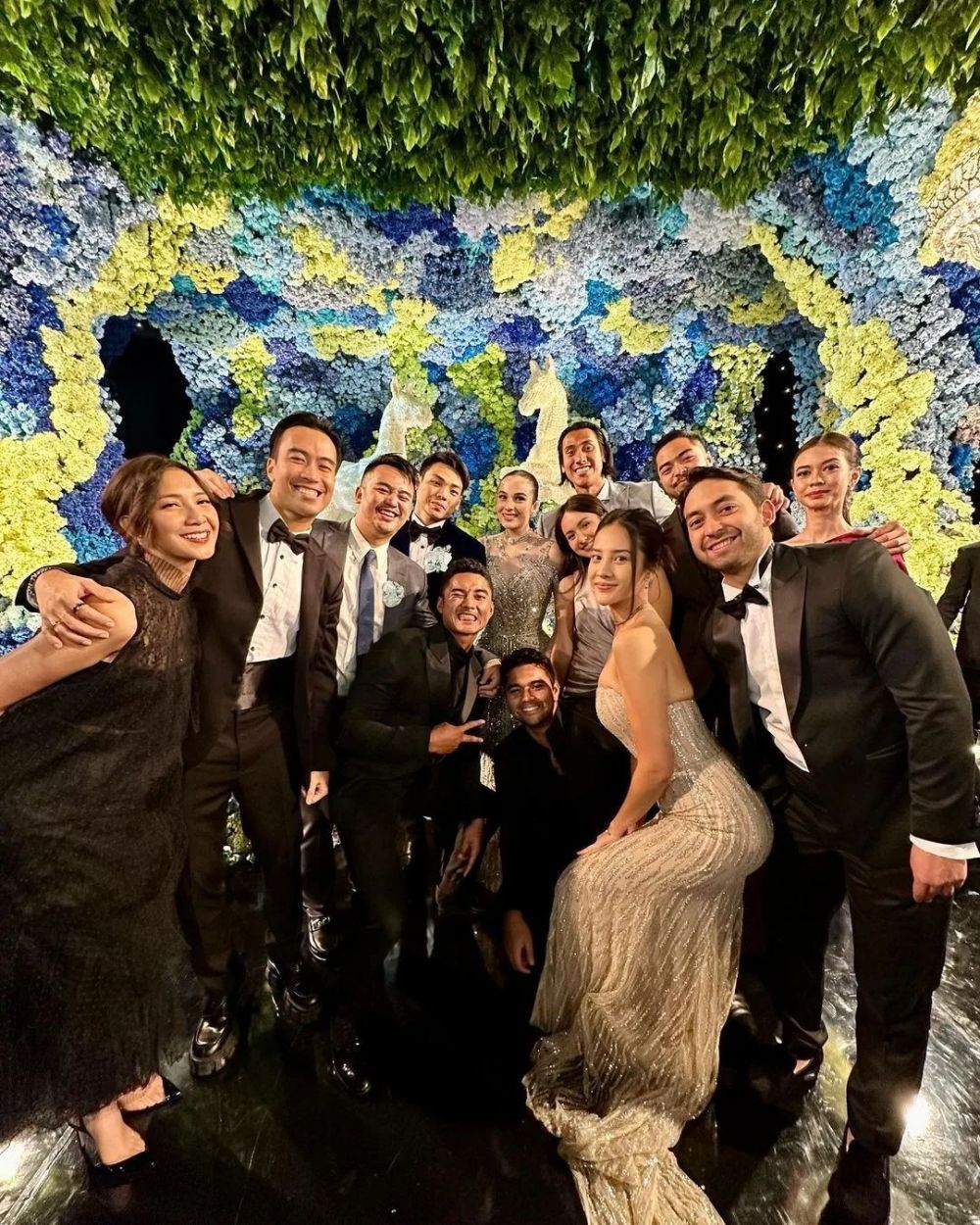 anya geraldine di nikahan chelsea © Instagram