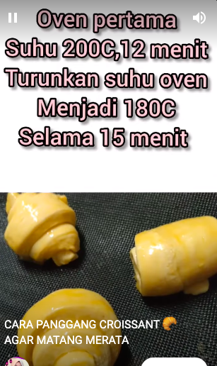 Banyak yang keliru, ini trik memanggang croissant agar garing dan matang merata
