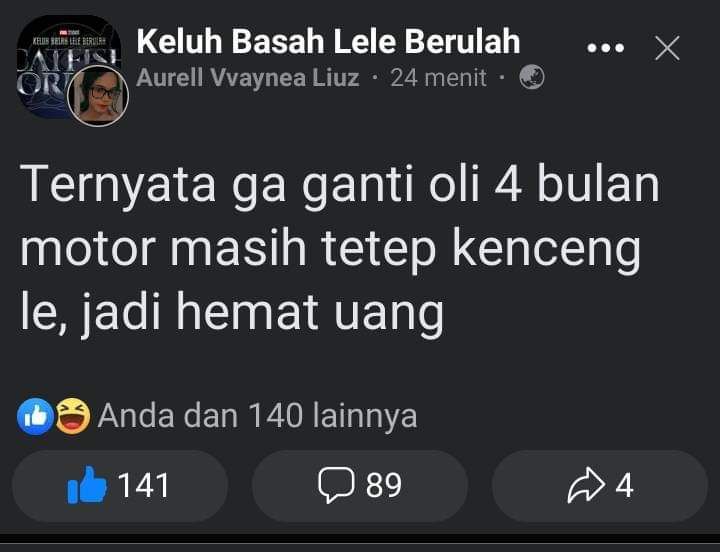 curhatan orang di fb malah nyeleneh © berbagai sumber