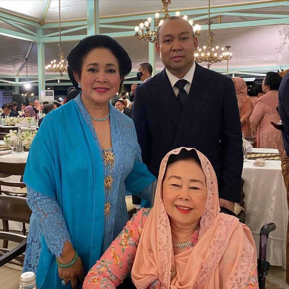 titiek soeharto di ngunduh mantu kaesang © instagram