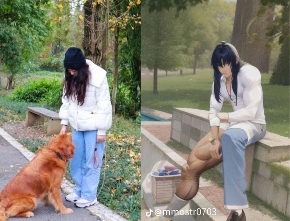 filter AI Manga nggak sesuai ekspektasi © TikTok