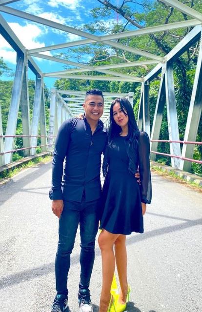 momen istimewa Aprilio Manganang dan Claudya © 2022 berbagai sumber