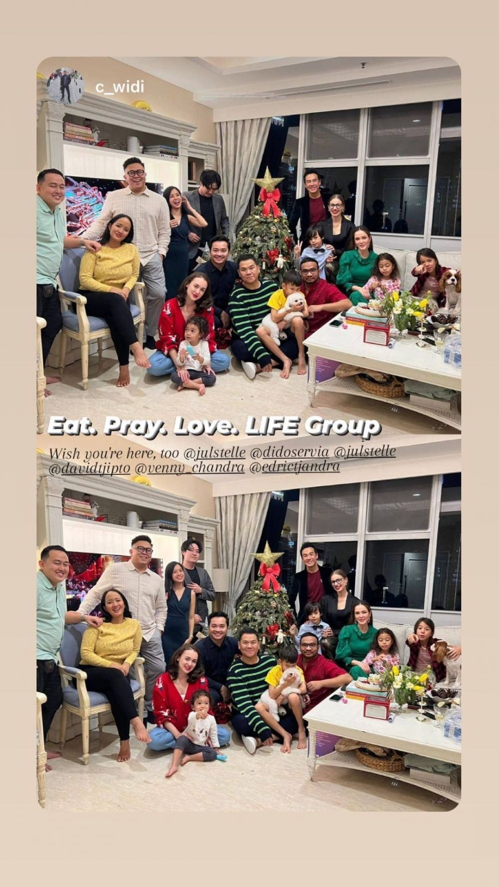 Rianti Cartwright kumpul Instagram