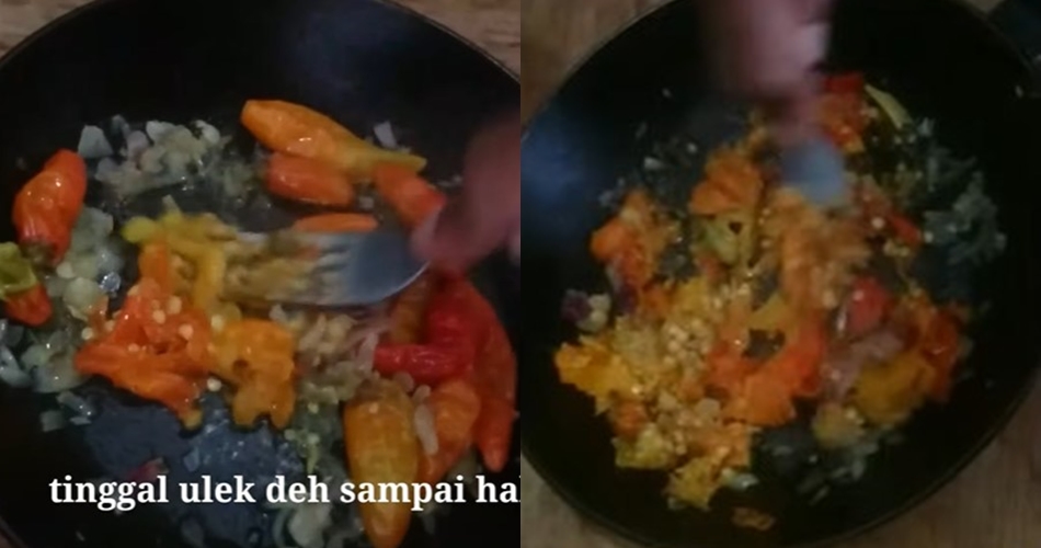 Tanpa cobek dan blender, trik simpel membuat sambal ini cocok buat anak kos