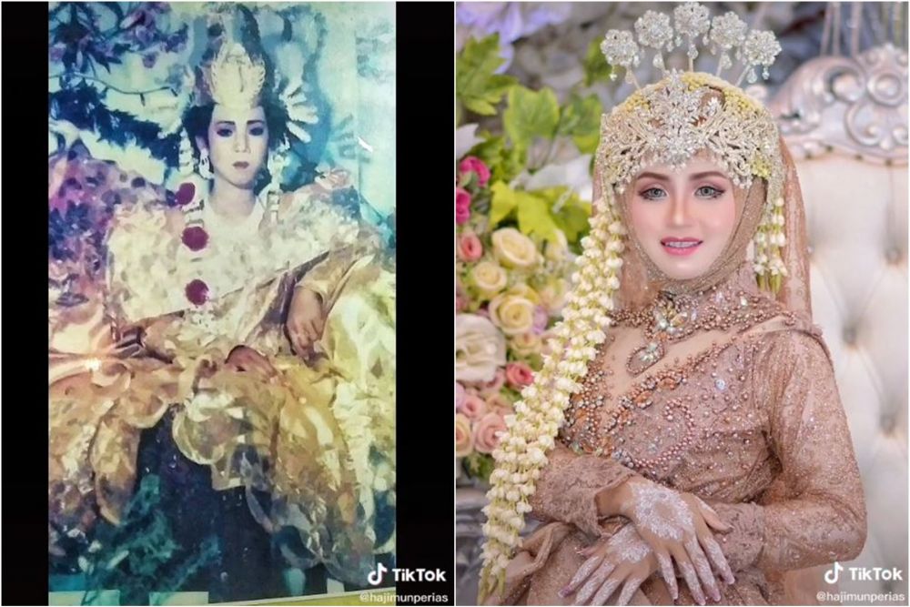 Potret beda riasan pengantin Sunda era 90-an dan 2000-an, makeup jadul disebut ada aura mistis
