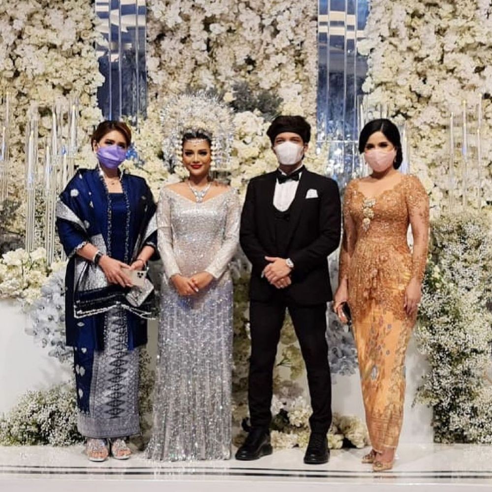 Annisa Pohan saat hadiri nikahan seleb © Instagram