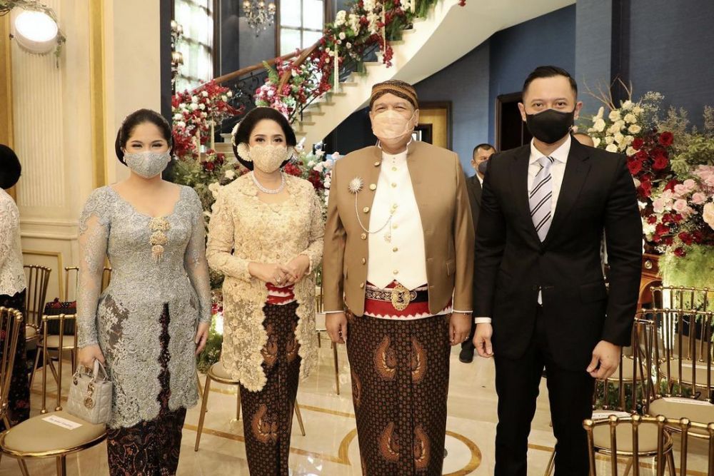 Annisa Pohan saat hadiri nikahan seleb © Instagram