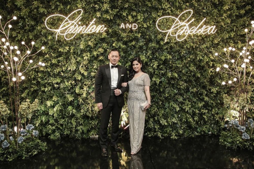 Annisa Pohan saat hadiri nikahan seleb © Instagram