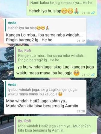 chat lucu dengan calon mertua © 2022 brilio.net