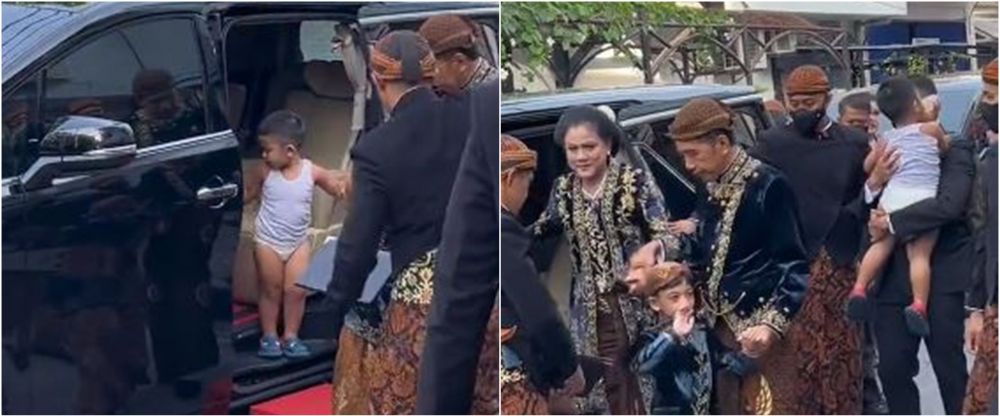 gaya santuy cucu jokowi  © berbagai sumber gaya santuy cucu jokowi  © berbagai sumber