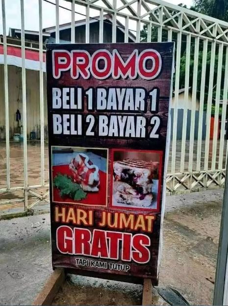 tulisan harga promosi jualan bikin kesal © berbagai sumber tulisan harga promosi jualan bikin kesal © berbagai sumber
