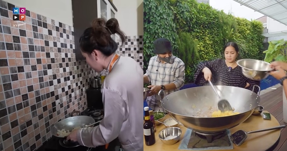 Sama-sama simpel khas rumahan, 8 beda cara masak nasi goreng Nagita Slavina dan Ayu Ting Ting