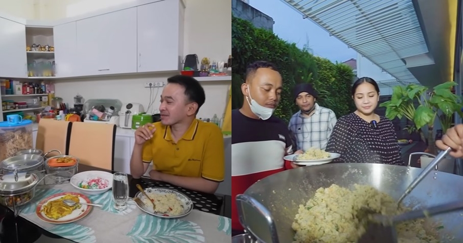 Sama-sama simpel khas rumahan, 8 beda cara masak nasi goreng Nagita Slavina dan Ayu Ting Ting