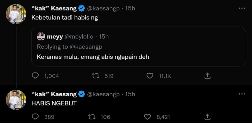 Cuitan kocak Kaesang usai menikah © 2022 berbagai sumber Cuitan kocak Kaesang usai menikah © 2022 berbagai sumber